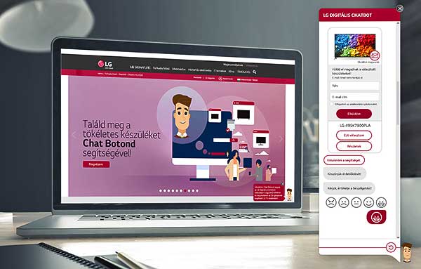 Magyar fejlesztésű chatbot adja el az LG tévéit